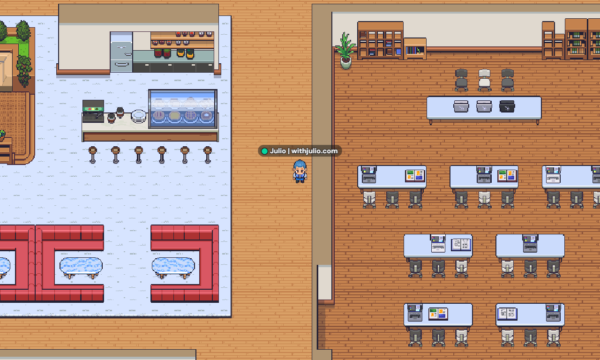See How Basic Custom Gather Town Map Design Looks Like - With Julio