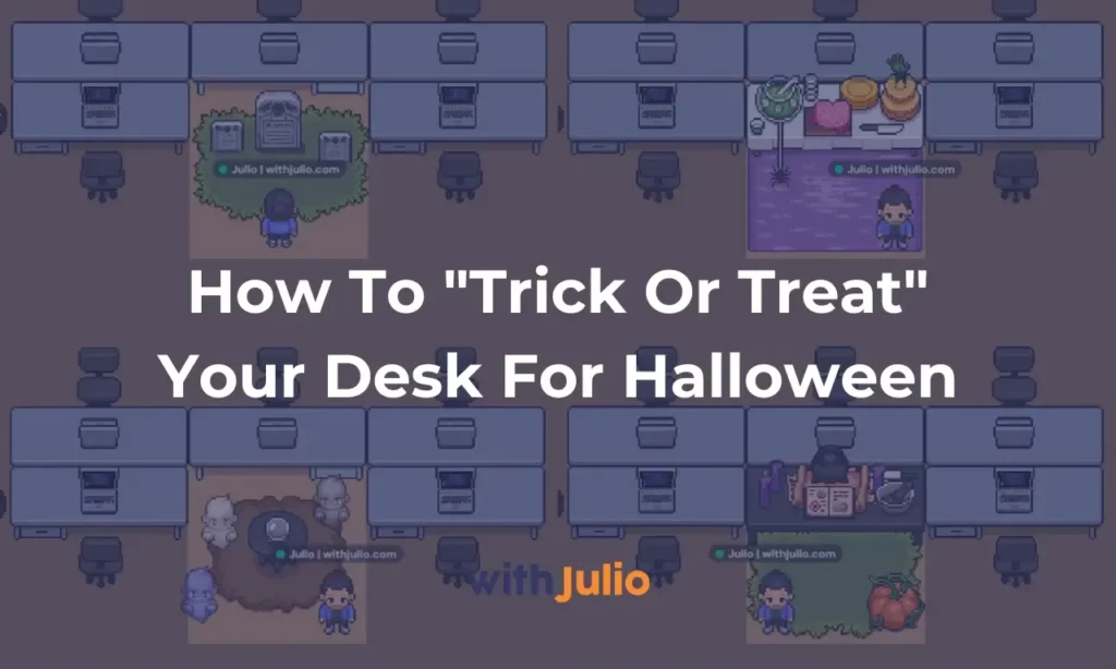 halloween desk gather town